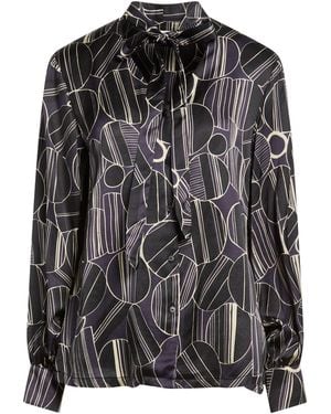 Manila Grace Shirt Viscose - Black