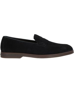 Doucal's Midnight Loafers Leather - Black