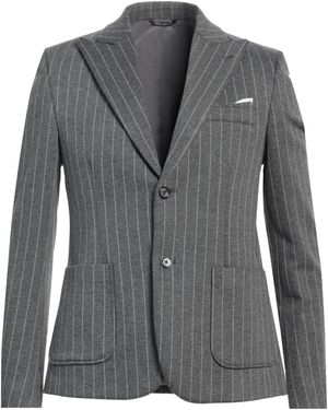 Daniele Alessandrini Blazer Polyester, Viscose, Elastane - Grey