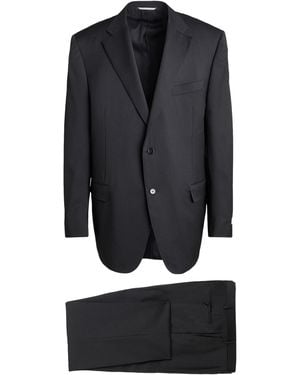 Canali Suit Wool - Black