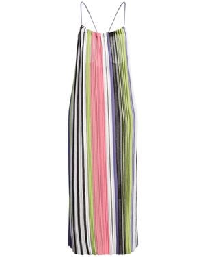 Liviana Conti Maxi Dress Viscose, Polyamide, Polyester - White
