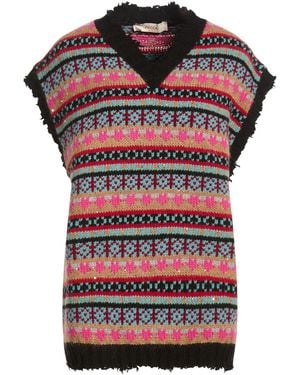 Jucca Sweater Virgin Wool, Polyamide, Alpaca Wool, Mohair Wool, Cotton - Red