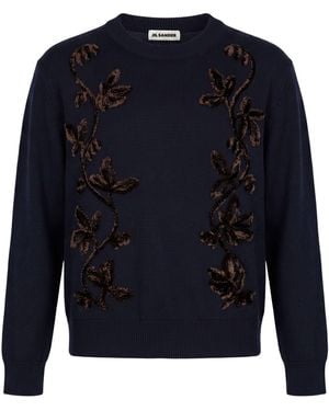 Jil Sander Sweater Virgin Wool - Blue