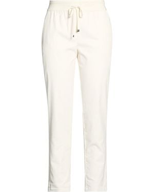 Lorena Antoniazzi Pants Cotton, Elastane - White
