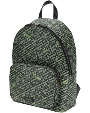 Versace Backpack Polyurethane, Cotton, Polyester - Green