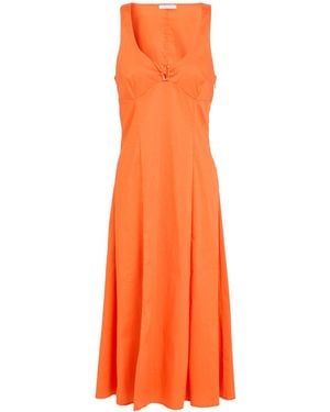 Patrizia Pepe Midi-Kleid - Orange