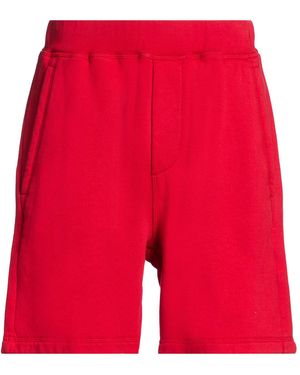 DSquared² Shorts & Bermuda Shorts Cotton - Red