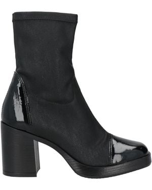 Mjus Ankle Boots Textile Fibres - Black