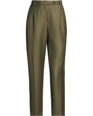 Massimo Alba Military Pants Wool - Green