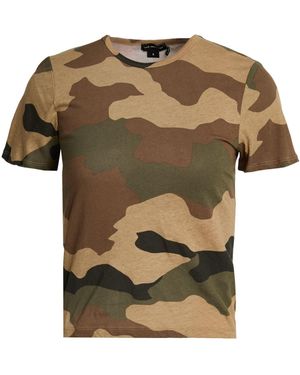 GOOD AMERICAN Military T-Shirt Cotton - Green