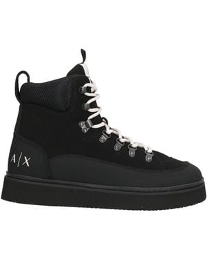 ARMANI EXCHANGE Ankle Boots - Black