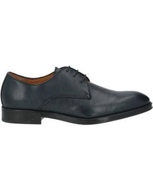 Testoni Lace-Up Shoes Calfskin - Blue