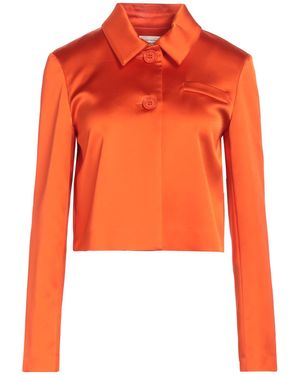 Semicouture Jacket Acetate, Polyamide, Elastane, Polyester - Orange