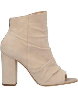 CafeNoir Ankle Boots - Natural
