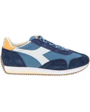Diadora Sneakers Textile Fibers, Leather - Blue