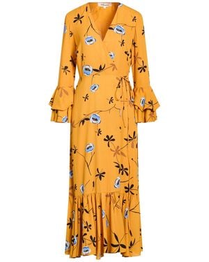 Diane von Furstenberg Midi Dress - Metallic