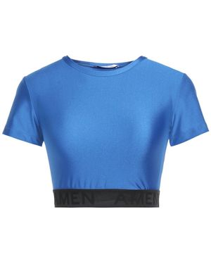 House of Amen T-Shirt Polyamide, Elastane - Blue