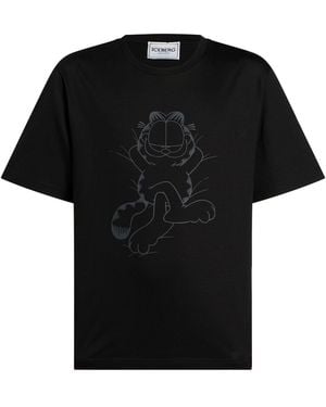 Iceberg X Garfield T-Shirt Cotton - Black