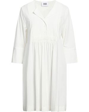 Alpha Studio Robe Courte - Blanc