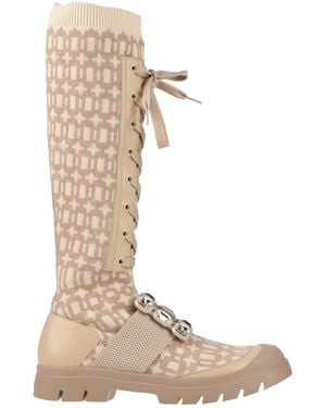 Roger Vivier Boot Textile Fibers - White