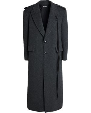 Ann Demeulemeester Coat Wool, Polyamide - Black