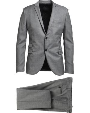 Neil Barrett Suit Virgin Wool, Elastane - Grey