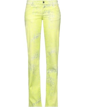 Blumarine Denim Pants - Yellow