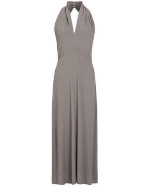 Semicouture Vestido largo - Gris
