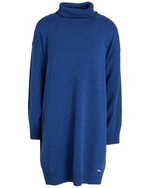 Kiton Mini Dress Cashmere - Blue