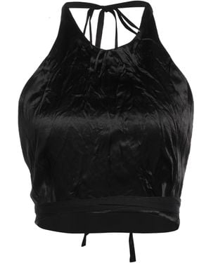 Sportmax Top Acetate - Black