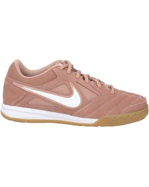 Nike Sneakers Leather, Textile Fibers - Pink