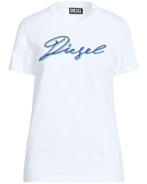 DIESEL T-Shirt Cotton - Blue