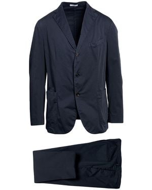 Boglioli Suit Cotton, Elastane - Blue