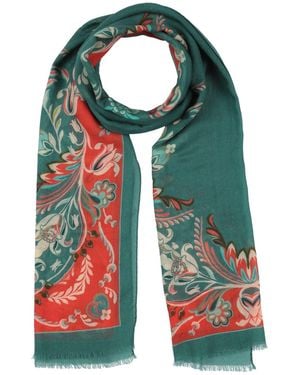 Etro Scarf Wool, Cashmere - Blue
