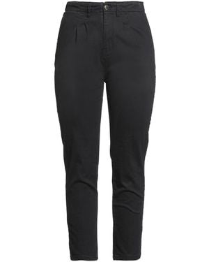 Yes-Zee Charcoal Jeans Cotton, Elastane - Black