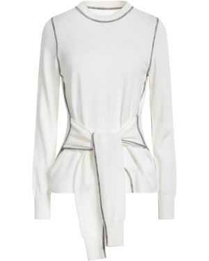 MM6 by Maison Martin Margiela Pullover - Bianco