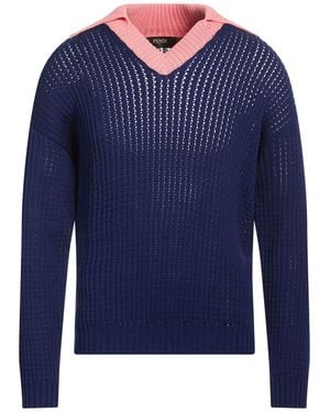 Fendi Jumper Cotton - Blue