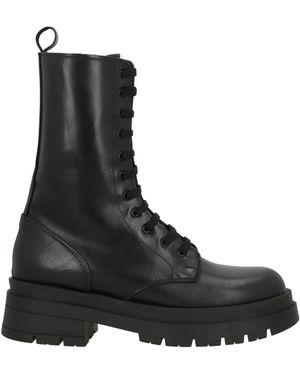 Ovyè Ankle Boots Leather - Black