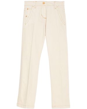 Jacob Cohen Ivory Jeans Cotton, Lycra - Natural