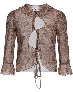 AVAVAV Top - Brown