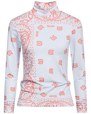 Rhude Light T-Shirt Micro Modal, Elastane - Red