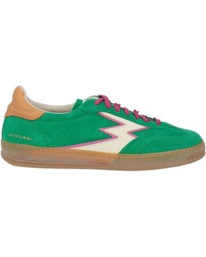 Moaconcept Sneakers Leather, Textile Fibers - Green