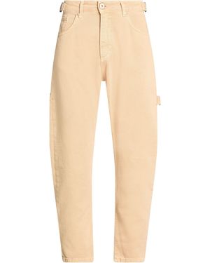 Berna Camel Pants Cotton - Natural