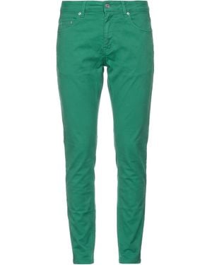 Harmont & Blaine Pants Cotton, Elastane - Green