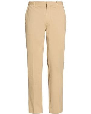 Circolo 1901 Camel Trousers Cotton, Polyacrylic, Elastane - Natural