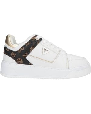 Guess Sneakers Textile Fibers - White