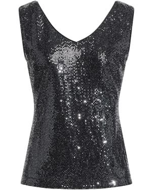 Joseph Ribkoff Top Nylon, Elastane, Metallic Fiber - Black