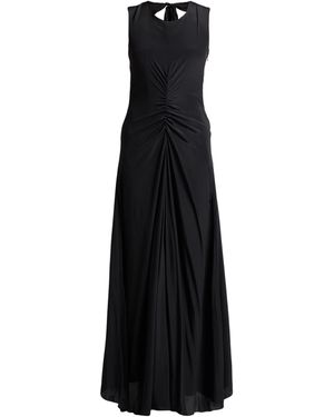Blumarine Maxi Dress Acetate, Silk, Polyester - Black