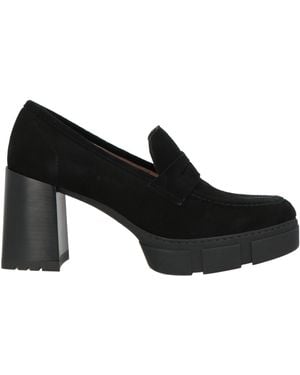 Unisa Loafers Leather - Black