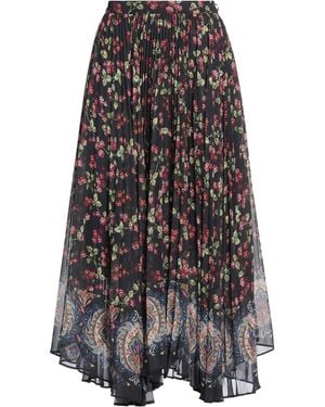 Etro Midnight Midi Skirt Polyester - Gray